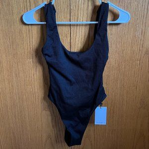 Vitamin A Swim Black One Piece